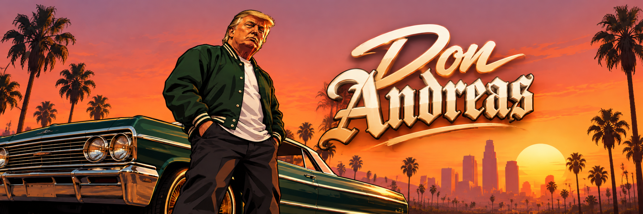 Don Andreas sunset artwork